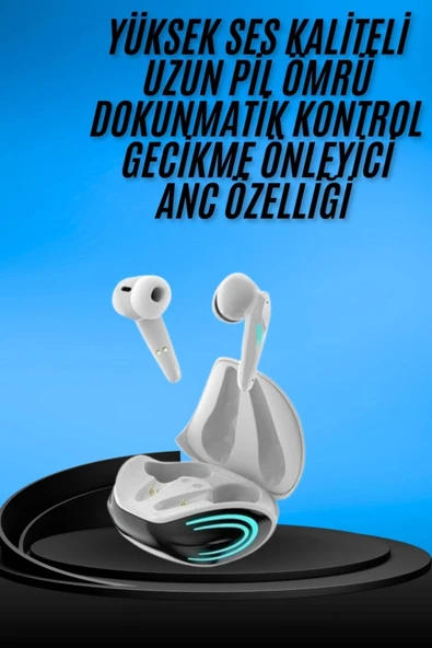 HEPSİCEPTE K68 Bluetooth'lu Kulaklık En Yeni Versiyon ve Aktif Gürültü Engelleyici
