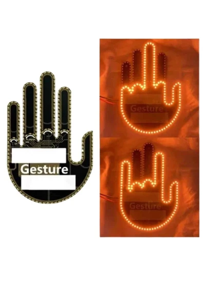 SAYARMARKT Temassız Kontrol Parmak LED Lamba - 2