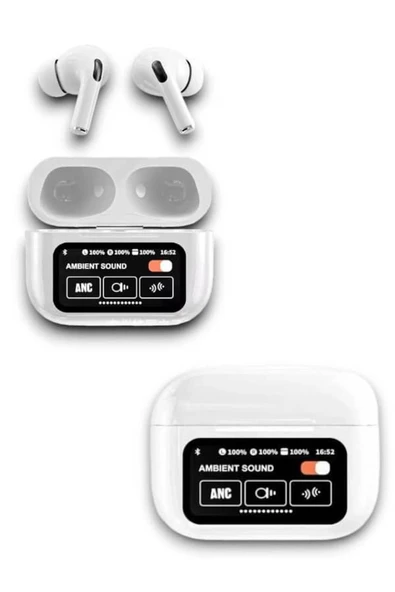 HEPSİCEPTE Ekranlı AiPods Pro Kulaklık ile Gürültü Engelleme - 4
