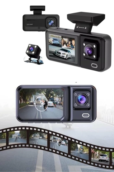 SAYARMARKT Kompakt DVR Kayıtlı Araç Kamerası