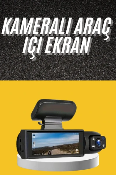 SAYARMARKT İç Dış Kayıt Black Box Kamera
