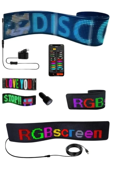 SAYARMARKT Bluetooth LED Ekran 16x192 Panel - 5