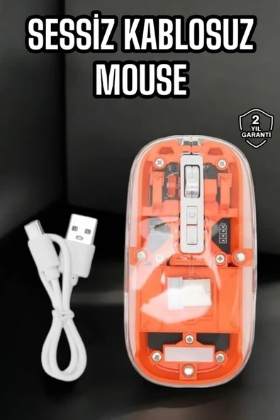 SAYARMARKT Uzun pil ömrü ve sessiz tıklama PG 9010 kablosuz mouse’ta - 5