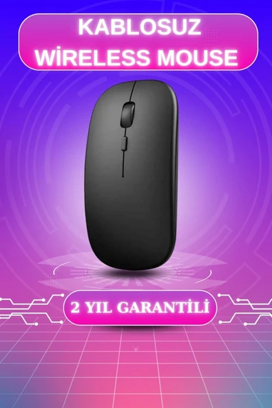 SAYARMARKT Uzun pil ömrü ve sessiz tıklama PG 908 kablosuz mouse’ta - 3