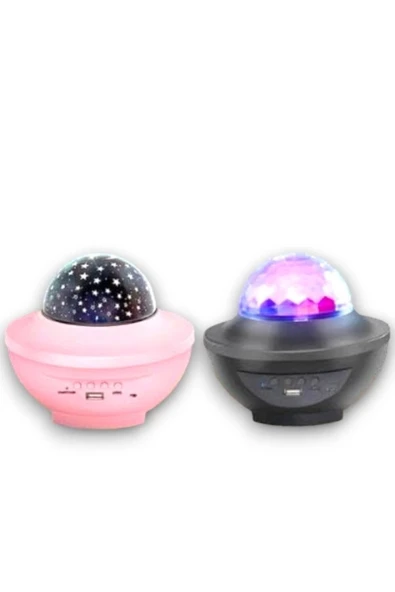 ASTRALTECH iOS ve Android Uyumlu Şarjlı Hoparlör - X Y 918 LED Projeksiyon - 3