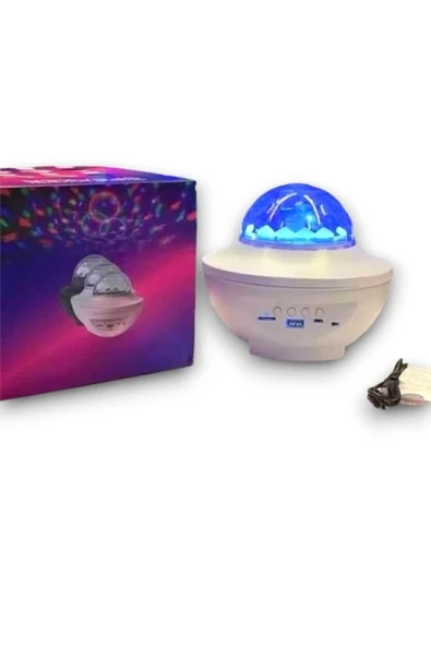 ASTRALTECH iOS ve Android Uyumlu Şarjlı Hoparlör - X Y 918 LED Projeksiyon - 2