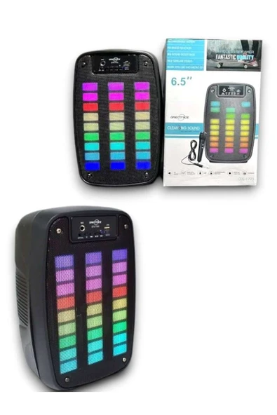 SAYARMARKT Şık ve Güçlü Ses Sistemi - GTS1793 Bluetooth Hoparlör - 3