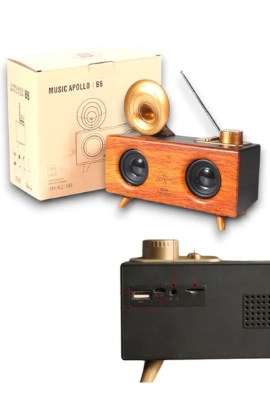 SAYARMARKT Bluetooth Hoparlör - B6 Spiker Hoparlör, Kablosuz, Şarjlı - 3