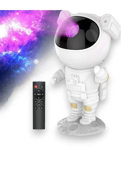 HEPSİCEPTE Müzik Severler İçin Astronot Lamba Spikerli Kablosuz Hoparlör - 2