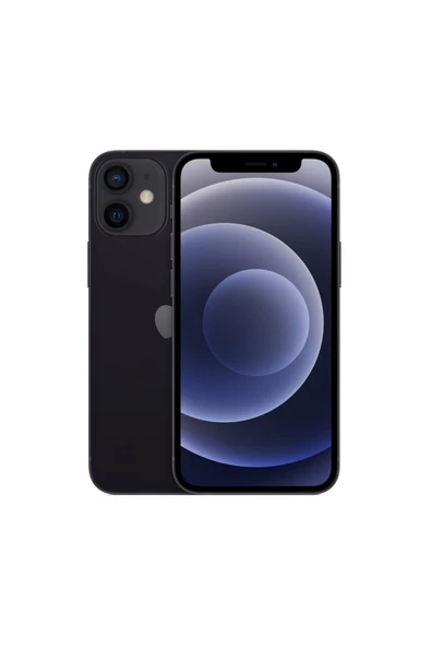 Yenilenmiş Apple iPhone 12 Mini 64 GB Siyah Cep Telefonu (12 Ay Garantili) - A Kalite - 1
