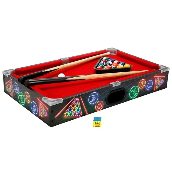 Arcade Games Masaüstü Bilardo 50 x 30 Cm Led Işıklı | Gerçekçi Mini Bilardo Oyunu - 4
