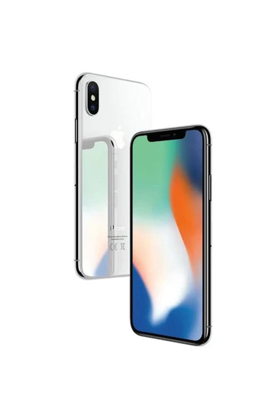 Yenilenmiş Apple iPhone X 64 GB Gümüş Cep Telefonu (12 Ay Garantili) - A Kalite - 2