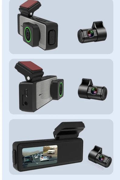 Blic Blm-70 4K HD 4+2 Mp Araç İçi Ön Ve Arka Kamera Dashcam - 3