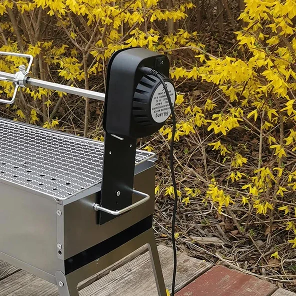 Ayt Kuzu Ve Oğlak Çevirme Makinası Otomatik Barbekü Kamp Mangal Profesyonel - 3