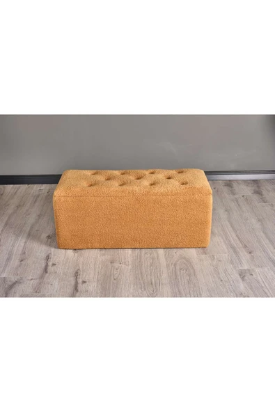 WoodyMaison Puf Denmark Modern Tarz Yatak Ucu Sandıklı Puf Bench Koltuk 35*90*42 Cm - 3