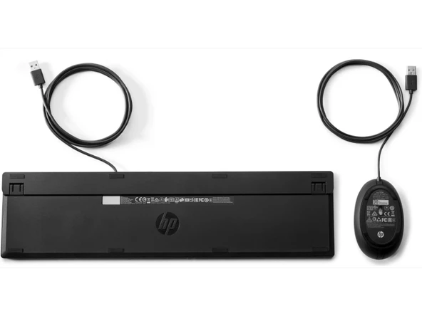 HP 320MK Kablolu Klavye Mouse Seti Türkçe Siyah 9SR36AA - 3