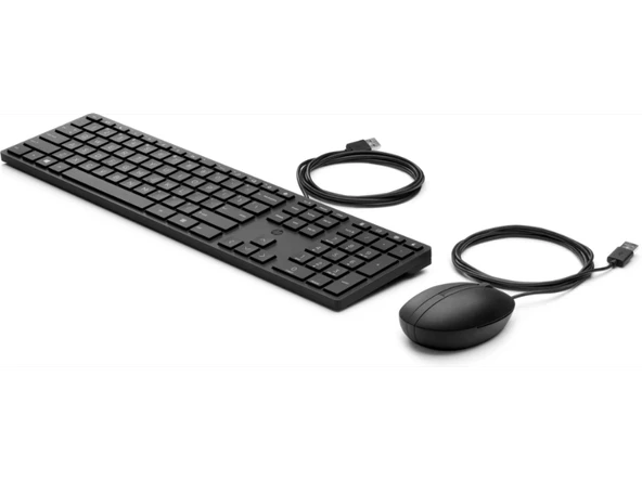 HP 320MK Kablolu Klavye Mouse Seti Türkçe Siyah 9SR36AA - 2