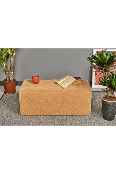 WoodyMaison Puf Denmark Modern Tarz Yatak Ucu Sandıklı Puf Bench Koltuk 35*90*42 Cm - 2