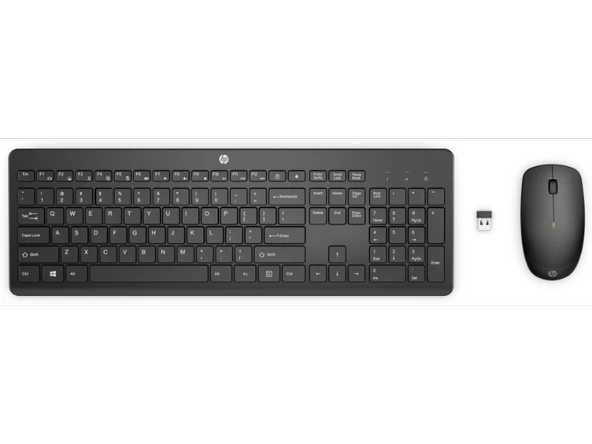 HP 235 Kablosuz Klavye Mouse Seti Türkçe Siyah 1Y4D0UT