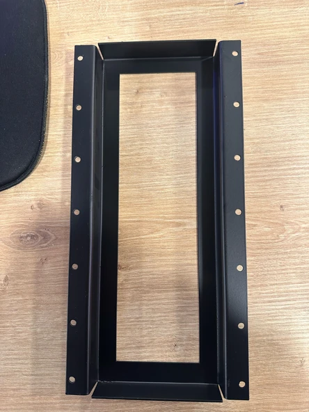 Netodak Metal Diafon Metal Kapı Zili Koruyucu Zil Paneli Antrasit 12x32x3