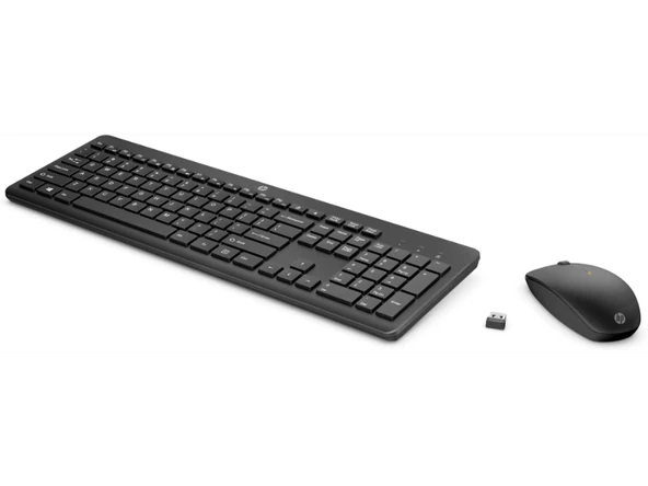 HP 235 Kablosuz Klavye Mouse Seti Türkçe Siyah 1Y4D0UT - 2