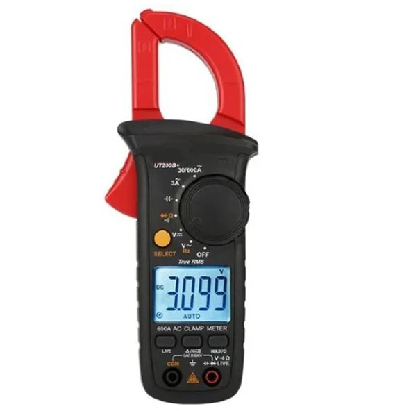 Ayt Powermaster UT-200B Dijital Pensampermetre Ac Akım Ölçer Sesli Ölçüm Yüksek Voltaj Uyarısı