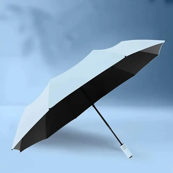 Beluga Tam Otomatik UV Korumalı Şemsiye ( Tek Tuşla Aç / Kapat ) Turkuaz - 3