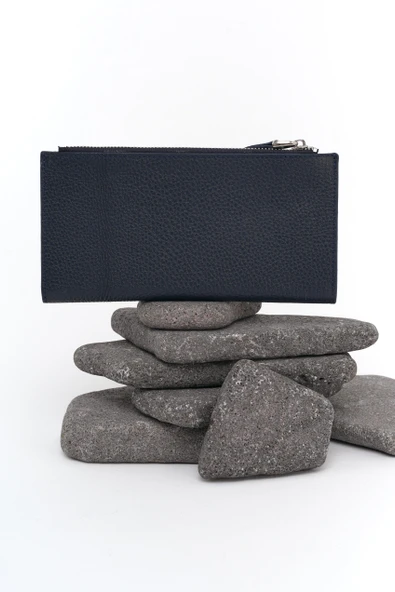 Kadın Deri Cüzdan Lacivert 213505 - 6