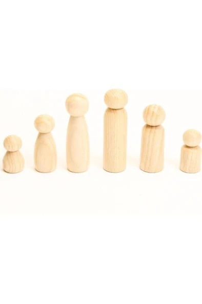 Onshine Ahşap Aile Boyama Seti - 5