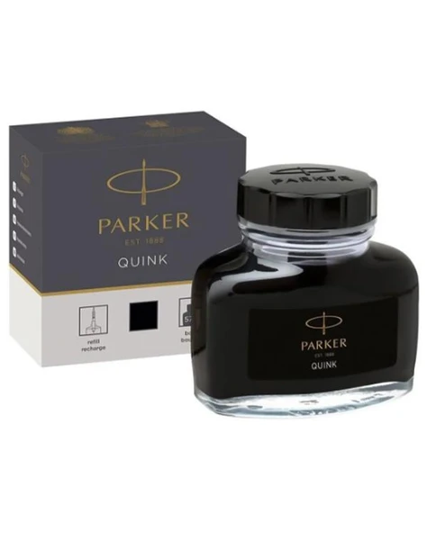 Parker Quink Şişe Mürekkep Siyah 1950375