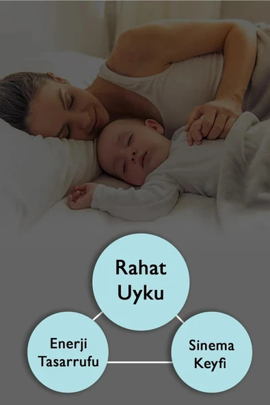 Devrim Olivya Tekstil Lüks 1. Sınıf Özel Dikim Acı Kahve Blackout Fon Perde - Işık Geçirmez, Ekstraforlu Karartma - 4