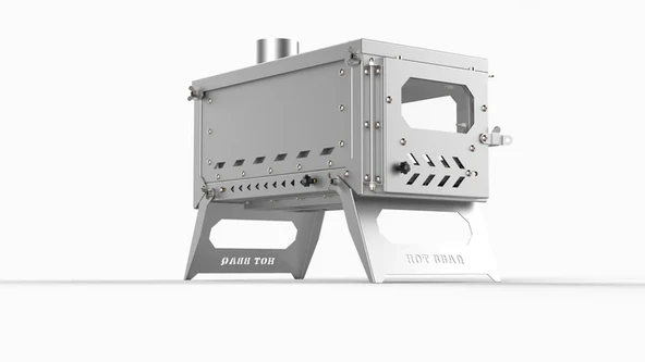 Hot Tent Inox Stove Portable Katlanabilir Kamp Sobası - 2