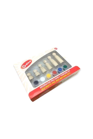 Onshine Ahşap Aile Boyama Seti - 3