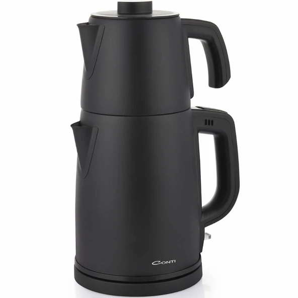 Conti CTM-125 Tealine Paslanmaz Çelik Çay Makinesi - Siyah