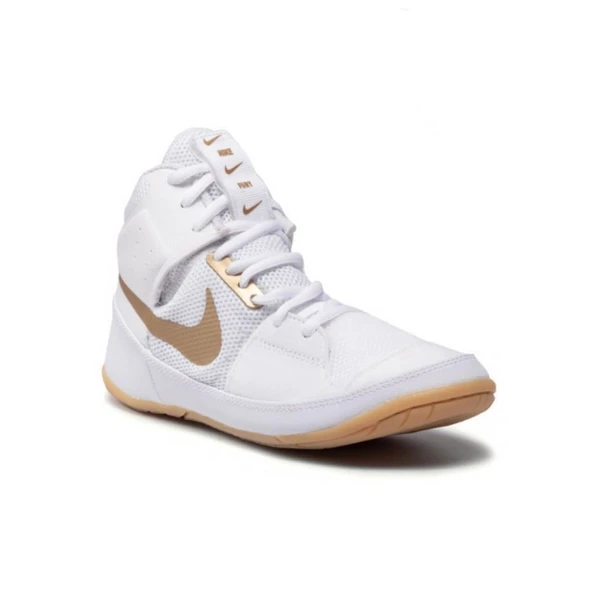 Nike Fury Güreş Ayakkabısı Beyaz Altın - 3