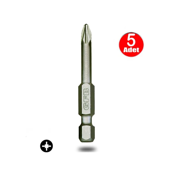 Gfb Bits Yıldız Uç Vidalama Matkap Ucu Pz1 X 50mm - 5 Adet