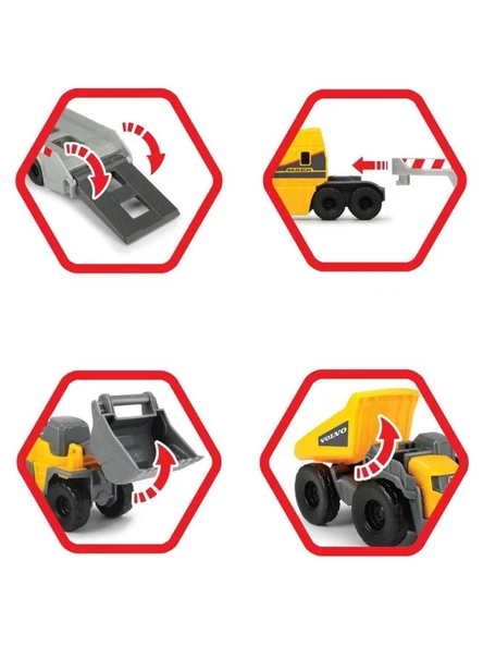 Ceren Dickie Volvo Micro Builder Turck  203725005 - 7