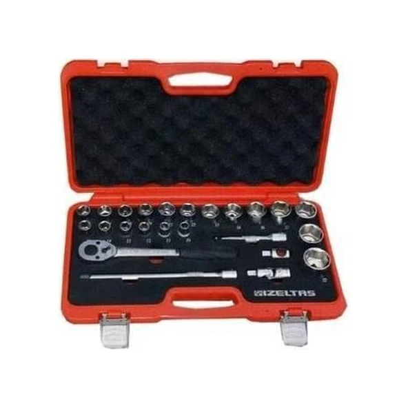 İzeltaş 24'lü Lokma Anahtar Takımı 1-2'' U Kolsuz N11.3624