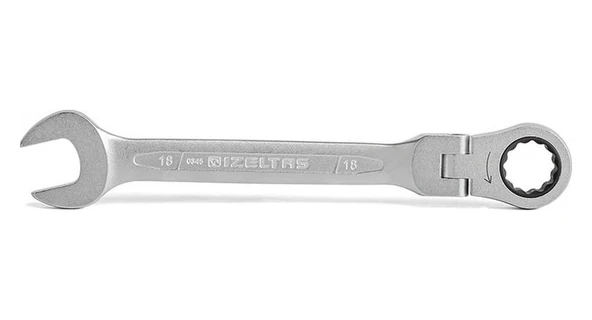 İzeltaş 0345020013 Mafsallı Cırcır Kombine Anahtar 13 mm ürün görseli