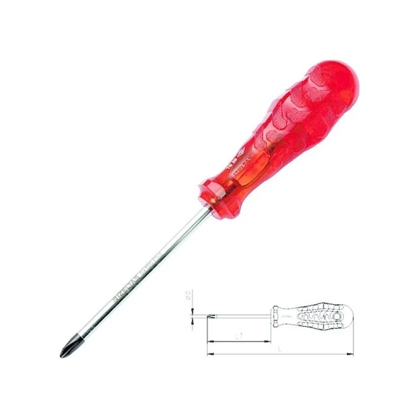 İzeltaş Kraft Seri Yıldız Uçlu Tornavida 6 X 150