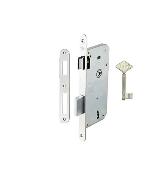 İto Kilit 740RKO/40 Ahşap İç Kapılar İçin Extra Gömme Kapı Kilidi - Oval Ayna ürün görseli