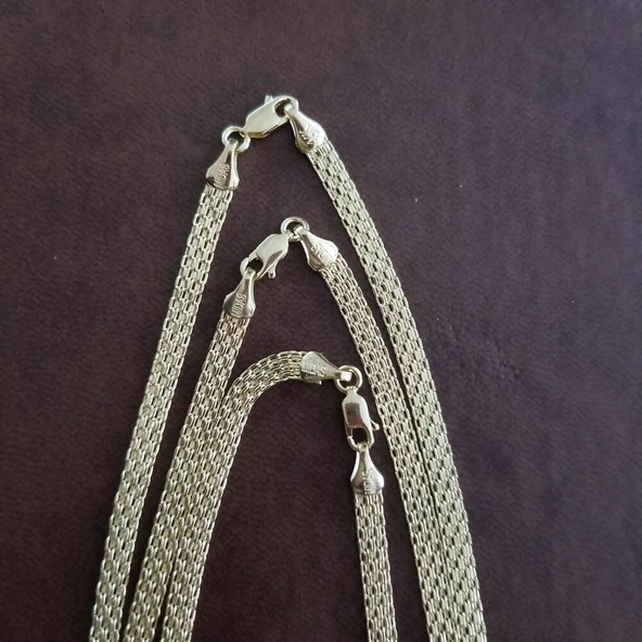 Bismark 55 cm Altın Zincir 14 Ayar 5 mm - 2