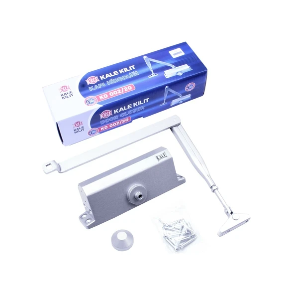 Kale Kilit Kd002/20-002 Kapı Hidroliği Dar Tip No:3 40-65 Kg Gümüş - 3