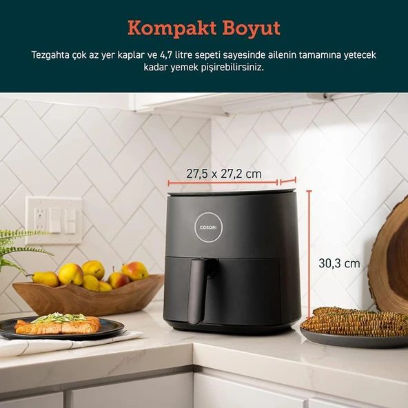 Cosori Pro LE Air Fryer XXL 4.7 lt Yağsız Fritöz Teşhir - 6