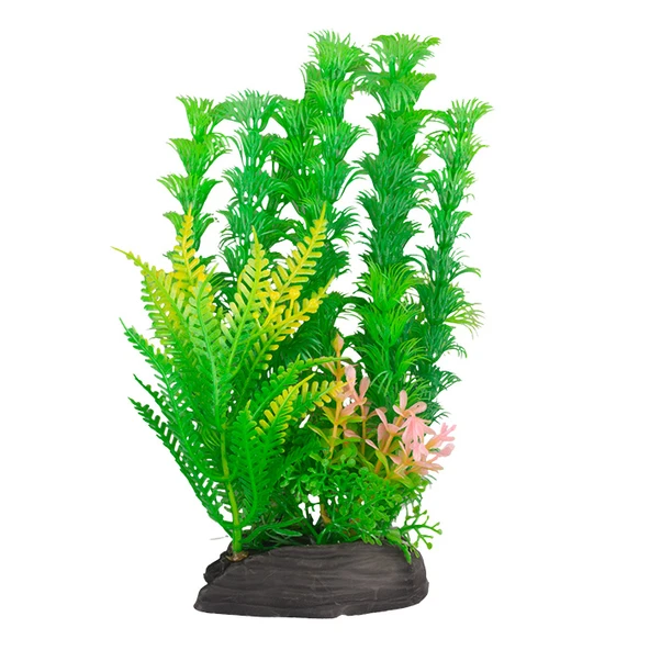 Netx Akvaryum Dekor Plastik Bitki 18cm M-746 Tekli