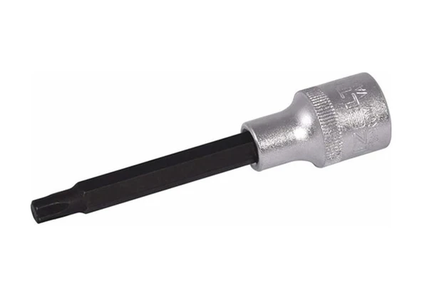 İzeltaş 1/2" T27 100mm Lokmalı Star Torx Uç