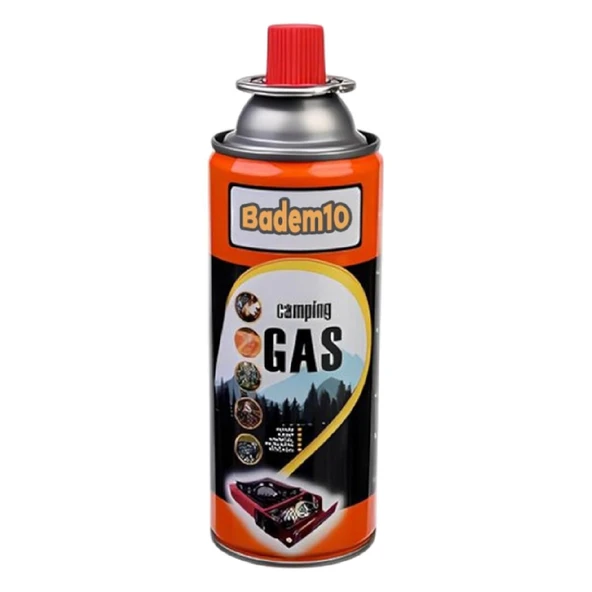 Kamp Gazı Bütan Propan Gaz Tüpü Portatif Ocak Kartuşu Tek kullanımlık Pürmüz 400 ml 1 Adet - 4