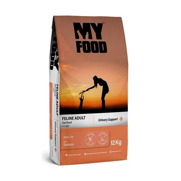 My Food Somonlu Kısırlaştırılmış Yetişkin Kedi Maması 12 kg