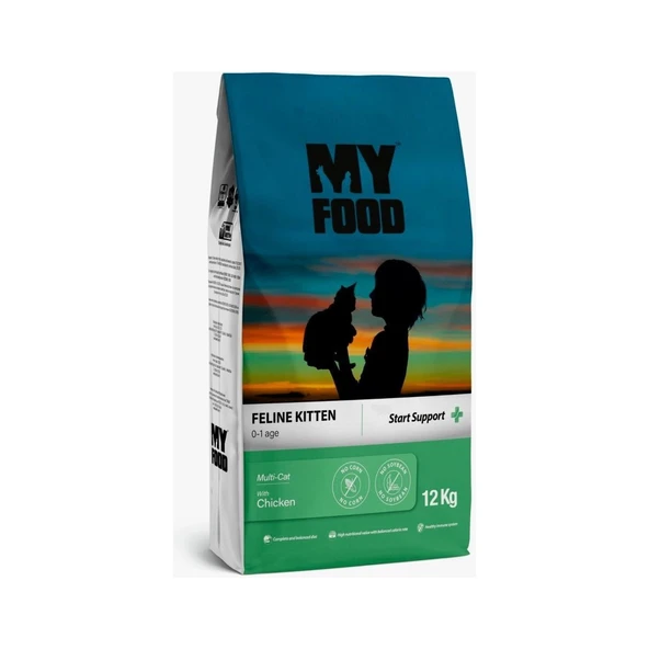 My Food Tavuklu Yavru Kedi Maması 12 kg
