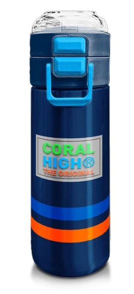 Coral High 500 ml Lacivert 31928 - Erkek Çocuk Paslanmaz Çelik Okul Termosu/Suluk/Matara